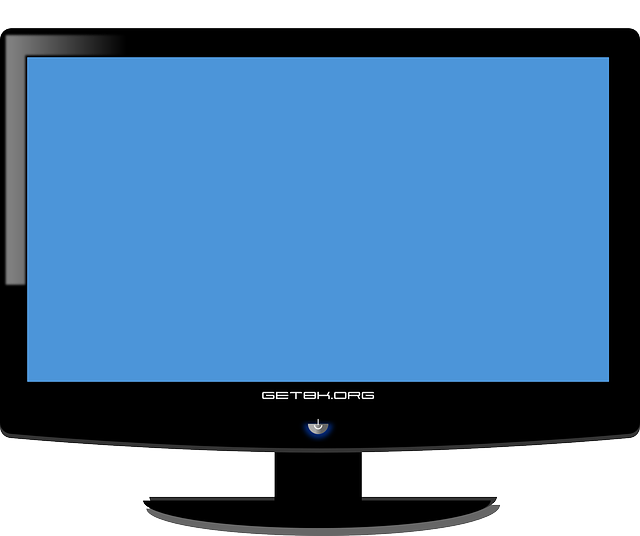 modrý monitor