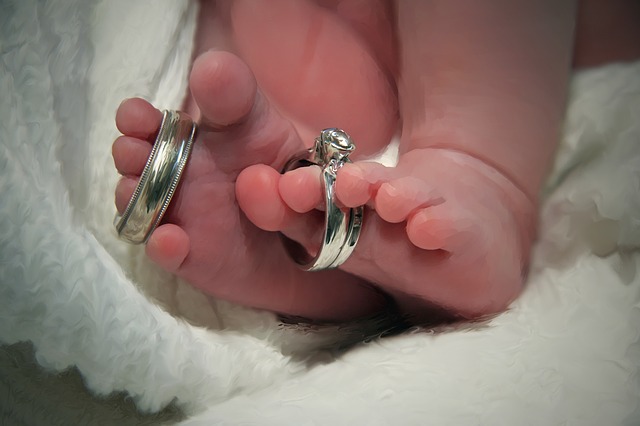 prsteny na novou novorozence